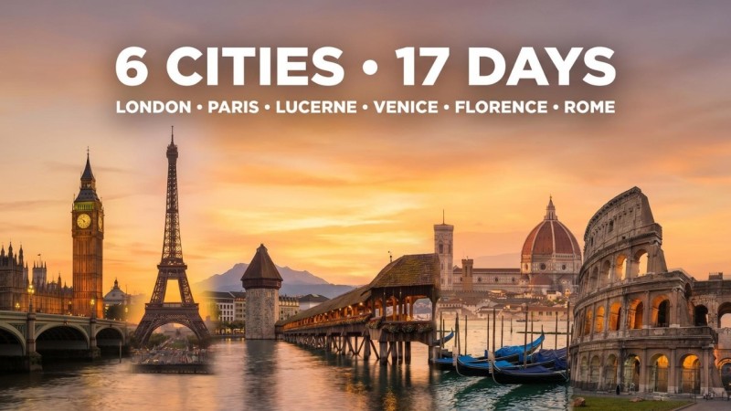 Across Europe In 17 Days - 2026 (Guided Tour)